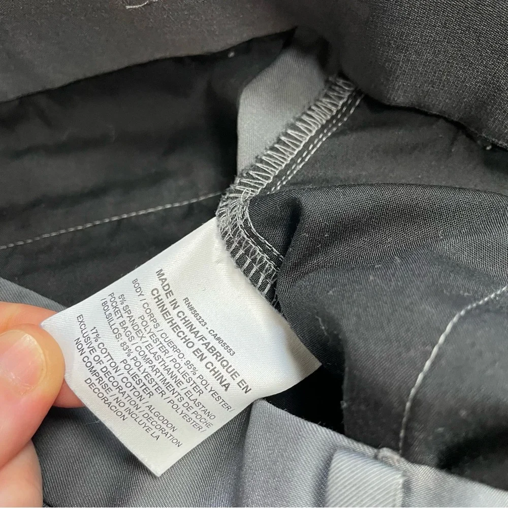 Nike Golf Pants 34x32 (36x32) Mens‎ Victory Performance Dark Gray Flat Front
